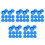 50 Pcs Plastic Nut Caps For Playground Equipment Protection 3