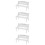 4Pcs Mini Diy Wooden Bench For Figurine Display 10