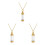 3 Pcs Unique Perfume Bottle Pendant Urn Necklace 5