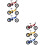 6 Pcs Finger Training Device Miniature Toys Alloy Material 7