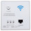 300M Wall Embedded Wireless Router WiFi Panel Socket White 1