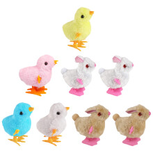 3 Sets Chick Rabbit Wind Up Animal Toys Clockwork Simulation