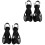 2 Pairs Adjustable Short For Children 3