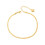 2 Pcs Beach Anklet Snake Design Foot Chain Golden 1