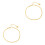 2 Pcs Beach Anklet Snake Design Foot Chain Golden 3