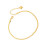 2 Pcs Beach Anklet Snake Design Foot Chain Golden 11