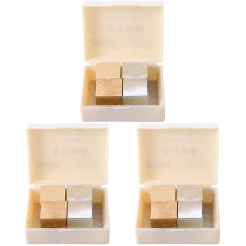 12Pcs Elements Cubes Assorted Metal Blocks for Teaching Experiments 1