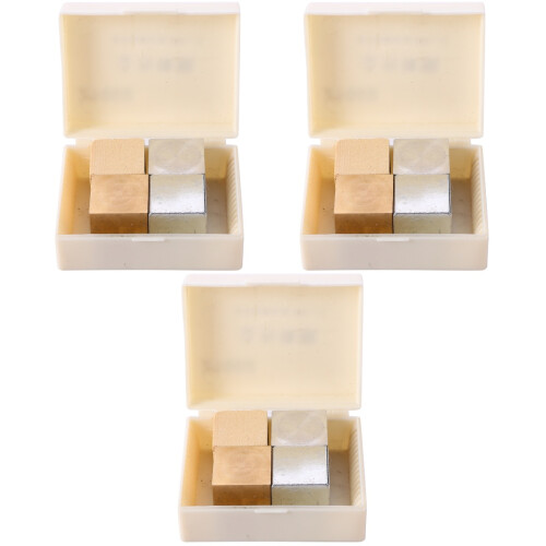 12Pcs Elements Cubes Assorted Metal Blocks for Teaching Experiments 2