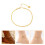 2 Pcs Beach Anklet Snake Design Foot Chain Golden 8