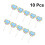 10pcs Multifunctional Soft Sweeping Brush Cleaning Brushes For Kitchen Bowl Cleaning Short Handle Kitchen 10