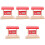 5Pcs Wooden Toy Train Accessory Railway Station Platform 5