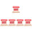 5Pcs Wooden Toy Train Accessory Railway Station Platform 7