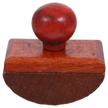 2Pcs Coffee Wooden Rocker Blotter Ink Quick-Drying Tool for Office Use