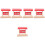 5Pcs Wooden Toy Train Accessory Railway Station Platform 6