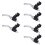 3 Pairs Bicycle Handle Lever Folding Aluminum Alloy 6