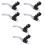 3 Pairs Bicycle Handle Lever Folding Aluminum Alloy 3