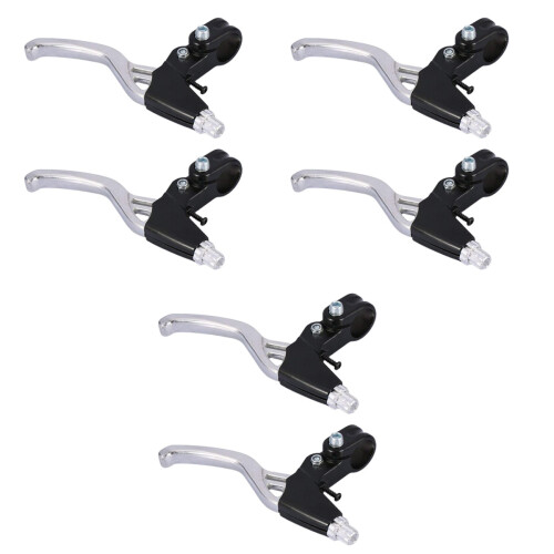 3 Pairs Bicycle Handle Lever Folding Aluminum Alloy 2