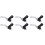 3 Pairs Bicycle Handle Lever Folding Aluminum Alloy 4