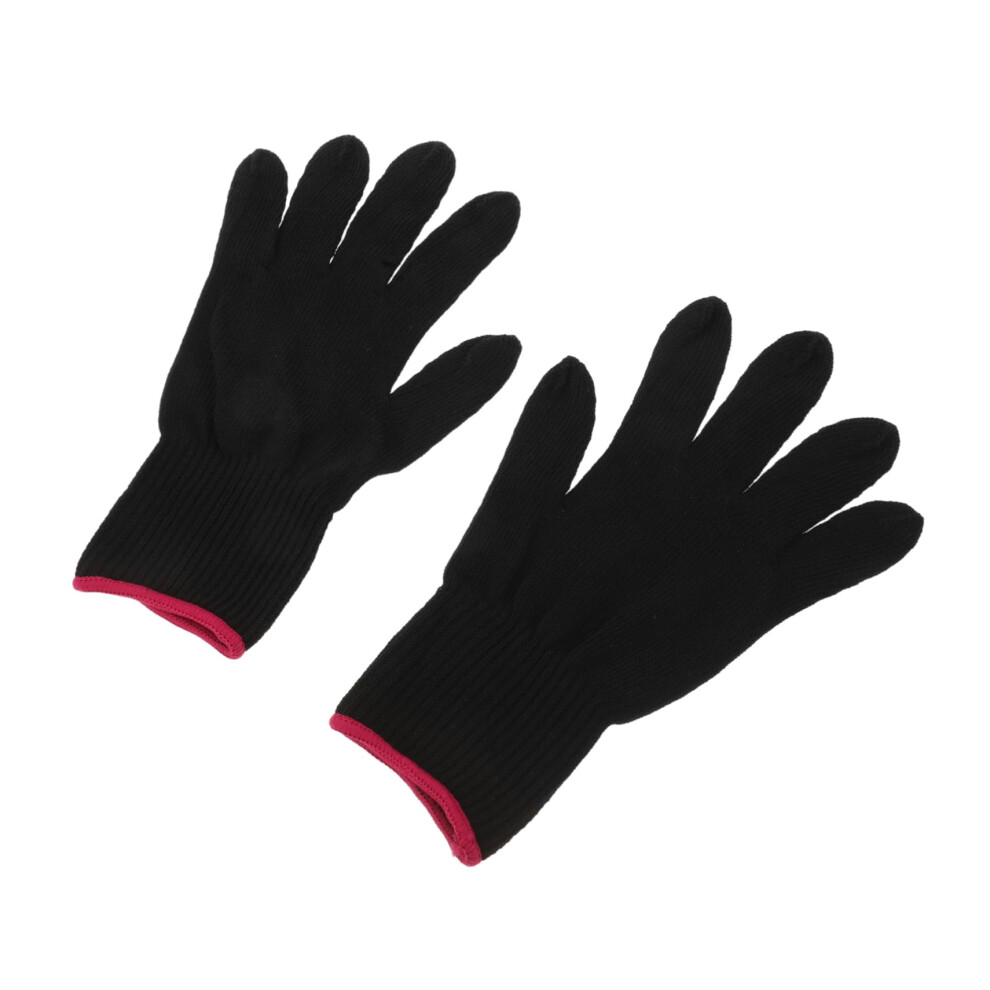 Heat Resistant Gloves for Curling Iron and Flat Iron with Heat Protection and Comfortable Fit