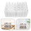 70Pcs Transparent Quail Egg Cartons Plastic Shockproof Organizer Box 8