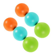 6pcs Croquet Balls Replacement: Children Round Wood Lawn Game Backyard Croquet Balls For Outdoor Family Game Backyard Activity