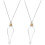 2Pcs Mini Glass Jars with Chain Silver Decorative Small Vials Pendant 4