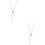 2Pcs Mini Glass Jars with Chain Silver Decorative Small Vials Pendant 7