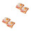 4Pcs Light Brown PU Simulation Bread Fake Toast for Home and Bakery 6