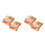 4Pcs Light Brown PU Simulation Bread Fake Toast for Home and Bakery 10