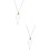 2Pcs Mini Glass Jars with Chain Silver Decorative Small Vials Pendant 8