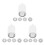 30 Pcs Replacement For Rotary Cutter Fabric Cutting Tool Silver 8