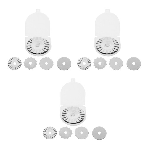 30 Pcs Replacement For Rotary Cutter Fabric Cutting Tool Silver 2