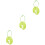 3Pcs Hanging Flying Disc Buckle Carrier Clip 7