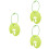 3Pcs Hanging Flying Disc Buckle Carrier Clip 8