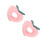 2Pcs Plush Cat Recovery Collar Peach Neck Cone Protective 9