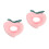2Pcs Plush Cat Recovery Collar Peach Neck Cone Protective 8