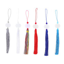 4 Pieces Tassels Fan Pendant Jewelry Making Supplies Charms Elegant