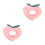 2Pcs Plush Cat Recovery Collar Peach Neck Cone Protective 3