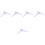 5pcs Christmas Tree Stand Sturdy Artificial Tree Holder Detachable For Home Decorations Easy Assembly 6