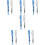 12Pcs Refillable Watercolor Brush Pens Assorted Color Writing Set 10