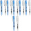 12Pcs Refillable Watercolor Brush Pens Assorted Color Writing Set 4