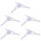 5pcs Christmas Tree Stand Sturdy Artificial Tree Holder Detachable For Home Decorations Easy Assembly 8