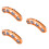 3Pcs Orange Guitar Finger Expander Finger Trainer Tool for Beginners 7