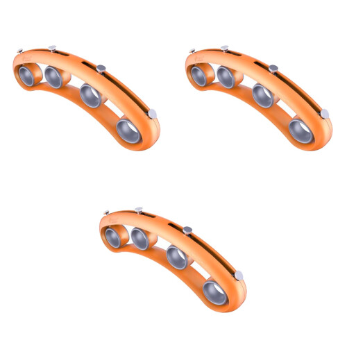3Pcs Orange Guitar Finger Expander Finger Trainer Tool for Beginners 2