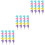 3 Pieces School Supplies Stackable Pencil Stacking Pencils For Kids 5