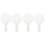 4 Pcs Handheld Whiteboard Dry Erase Paddle For Students Wooden 2
