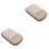 2St Leerpoets Handschoenen Lichtbruin En 3
