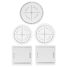 15pcs Macrame Yarn Bracelet Making Twine Rope Braiding Disc Square Beading Cord Disc Handmade Rope Weaving Tool For Diy Accessories