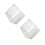 2Pcs Double Layer 10Inch Clear Bread Box Airtight For Countertop 8