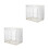 2Pcs Double Layer 10Inch Clear Bread Box Airtight For Countertop 9